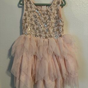 H&M Blush Sequin Dress